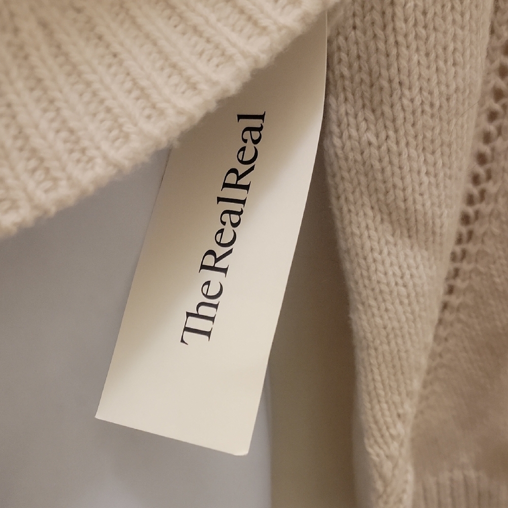 Zadig & Voltaire Beige Knit Cardigan Sweater - Picture 4 of 10